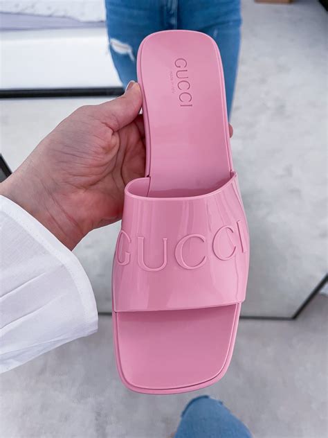 gucci jelly shoes dupe|gucci rubber shoes how much.